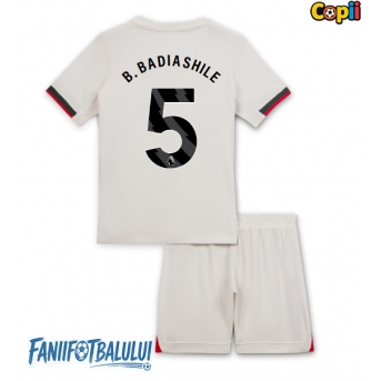 Chelsea Benoit Badiashile #5 Echipament de Fotbal Replică 2025-26 Copii Deplasare (+ Șorturi)